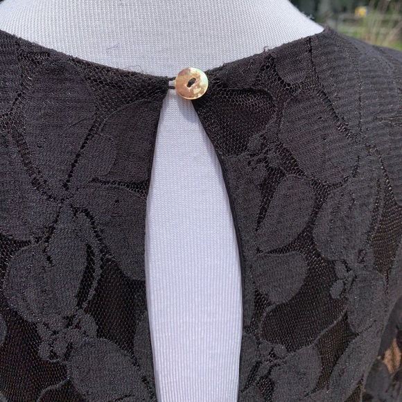 Show Me Your MuMu Witcher Dress Black Falling Lace - Picture 7 of 8